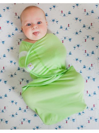 Конверты для малышей Pecorella Пеленка SwaddleFun, Light Green