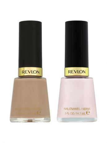 Лаки для ногтей Revlon Revlon Набор: 027 лак core nail enamel frostiest pink 970 + лак core nail enamel gray suede 030-705