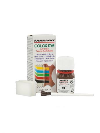 Краски для обуви Tarrago Краситель COLOR DYE, стекло TDC01, 25мл. (039 СРЕДНЕ КОРИЧНЕВЫЙ)
