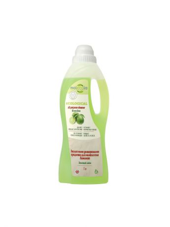 Средства для уборки Molecola Экологичное универсальное  средство для мытья пола,Ламинат, "Зеленый лайм".