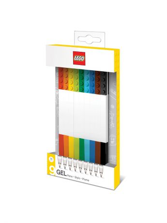 Ручки Lego. Набор гелевых ручек LEGO (9 шт.)
