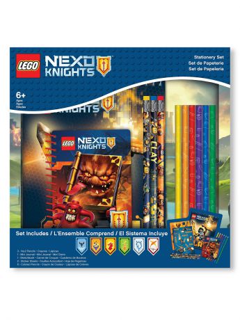 Канцелярские наборы Lego. Набор канцелярских принадлежностей (13 шт. в комплекте) LEGO Nexo Knights (Рыцари Нексо)