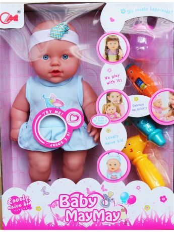 Куклы Город Игр Пупс "Baby MayMay" 36 см Доктор с аксессуарами и звуком