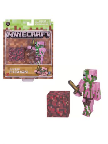 Фигурки-игрушки Minecraft Игровой набор MINECRAFT  Зомби с аксесс.