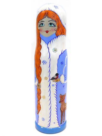 Сувениры Taowa Футляр матрешка (под бутылку 0,5л) - Снегурка Лесная