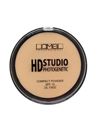 Пудры Lamel Lamel professional Пудра компактная для лица HD Powder 301(светло-бежевый)