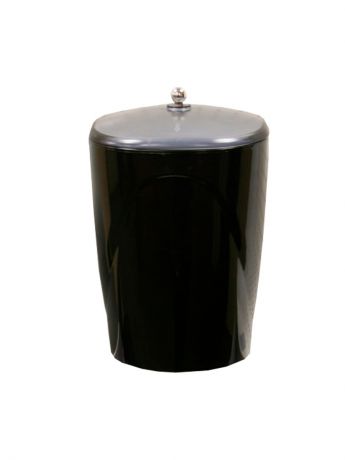 Ведра хозяйственные PROFFI Ведро для ванной комнаты с крышкой PROFFI HOME, цвет черный