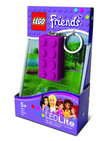 Брелоки Lego. Брелок-фонарик для ключей LEGO Friends (цвет: лиловый)