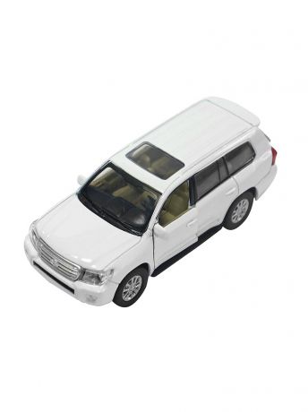 Машинки Pit Stop Машинка Toyota Land Cruiser, Белая (1:41-1:32) (PS-0616401-W)