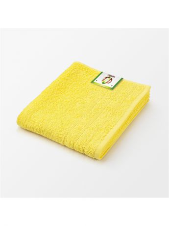 Полотенца банные Vaseli Полотенце махровое для ванной 100х150 желтый