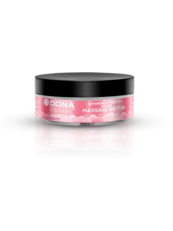 Интимная косметика SYSTEM JO Увлажняющий крем-масло для массажа DONA Massage Butter Flirty Aroma: Blushing Berry