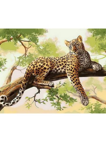 Наборы для рисования Menglei Набор для рисования (40*50) Леопард