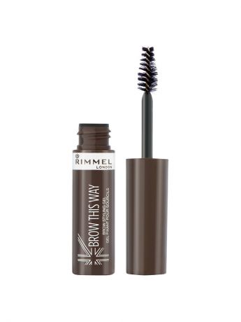 Гели для бровей Rimmel Гель для бровей и ресниц Brow This Way, тон 003 Dark Brown