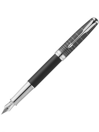 Ювелирные ручки Parker Ручка перьевая SONNET Contort Black Cisele