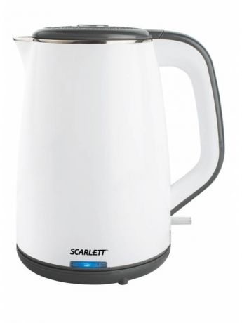 Чайники электрические Scarlett Чайник Scarlett SC-EK21S11 1.7л. 2200Вт белый (пластик)