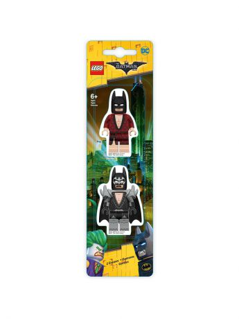 Ластики Lego. Набор ластиков (2 шт.) LEGO Batman Movie (Лего Фильм: Бэтмен)- Kimono Batman/Glam Rocker Batman
