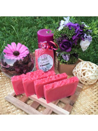 Мыло косметическое Grosheff Натуральное мыло "Розовые Мечты", 100 гр