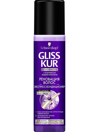 Кондиционеры для волос Gliss Kur Экспресс-кондиционер Реновация волос GLISS KUR