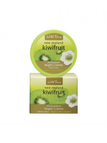 Кремы Wild Ferns Ночной крем Kiwifruit Night Creme для лица с антиоксидантами и экстрактом киви, 100 мл