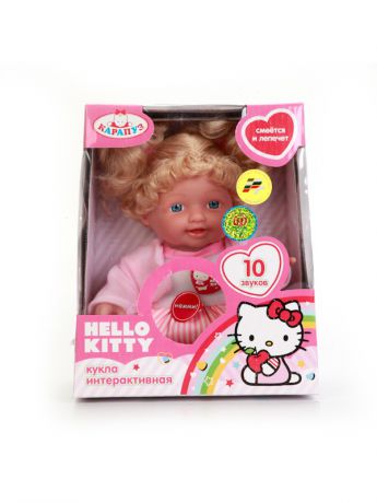 Куклы Карапуз Пупс Карапуз "Hello Kitty" 24см с твердым телом, озвученный.