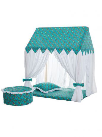 Домики для детей PAREMO Текстильный домик с пуфиком "Дворец Жасмин"