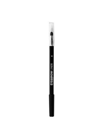 Косметические карандаши Lamel Набор карандашей для глаз и бровей, 3 шт. (чёрный, серо-коричневый, темно-синий)