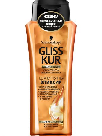 Шампуни Gliss Kur Шампунь-эликсир с маслом монои GLISS KUR 250 мл