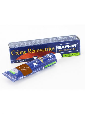 Краски для обуви Saphir Восстановитель кожи Creme RENOVATRICE, 25 мл. (жидкая кожа)(10 коньяк )