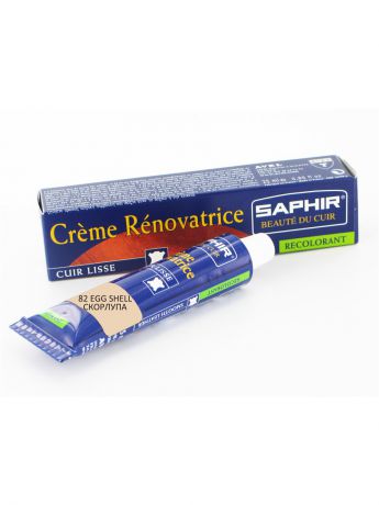Краски для обуви Saphir Восстановитель кожи Creme RENOVATRICE, 25 мл. (жидкая кожа)(82 скорлупа)