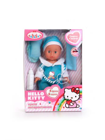 Куклы Карапуз Пупс Карапуз "Hello Kitty" 18 см., озвученный, с аксессуарами.
