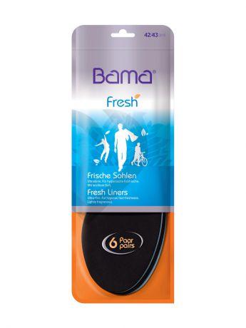 Стельки BAMA Стельки освежающие FRESH FOR HIM, 6 пар