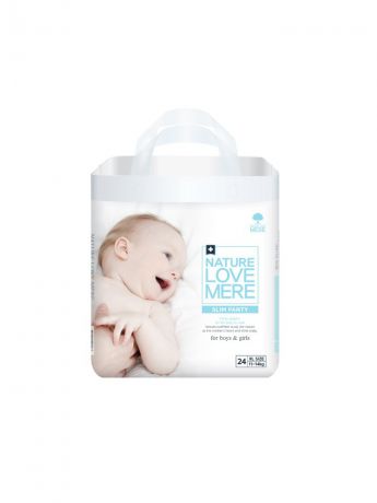 Подгузники детские Nature Love Mere Подгузники-трусики slim Panty Diaper XL (11-14 кг) 24 шт.