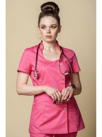 Блузки Avemed Блузка медицинская Tara Pink