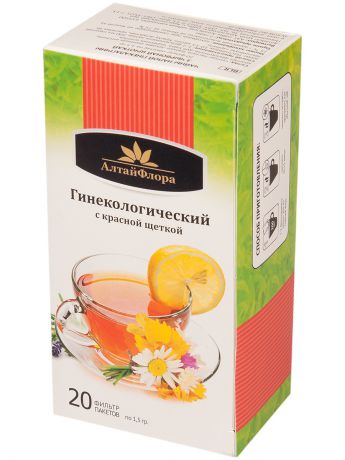 БАДы АлтайФлора Напиток чайный "Гинекологический с красной щеткой" 20 фильтр-пакетов