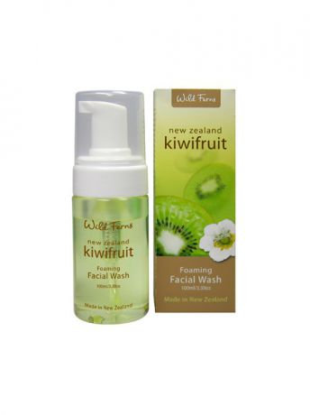 Кремы Wild Ferns Очищающая пенка Kiwifruit Foaming Facial Wash для лица с киви, 100 мл