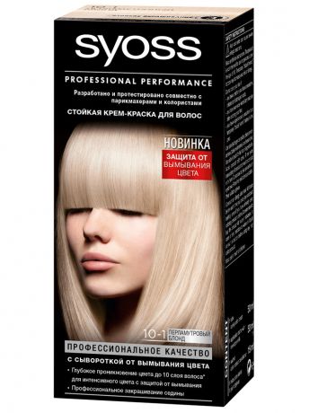 Краски для волос SYOSS Syoss Color 10-1 Перламутровый блонд