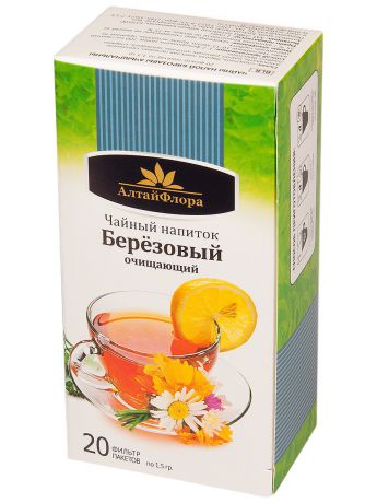 БАДы АлтайФлора Напиток чайный "Березовый очищающий"  20 фильтр-пакетов