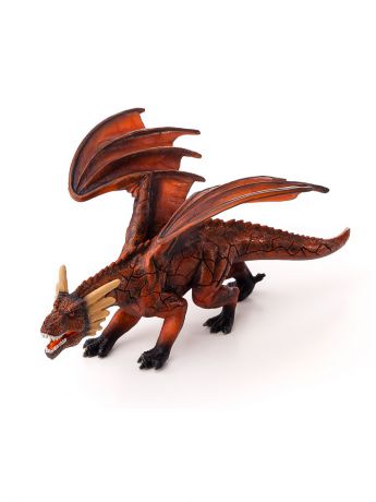 Фигурки-игрушки MOJO Фигурка Mojo (Animal Planet)- Огненный Дракон с открывающейся/закрывающейся челюстью (Deluxe)