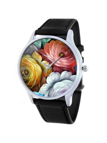 Часы наручные Tina Bolotina Дизайнерские часы Цветы роспись