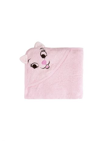 Уголки детские Twinklbaby Полотенце с капюшоном"FUN DRY" КОШКИ, цвет Розовый  с розовыми ушками