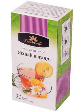 БАДы АлтайФлора Напиток чайный "Ясный взгляд"  20 фильтр-пакетов
