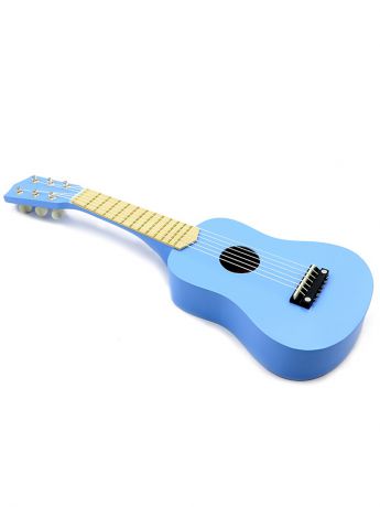 Музыкальные инструменты Игрушки из дерева Музыкальная игрушка гитара (голубая/розовая)