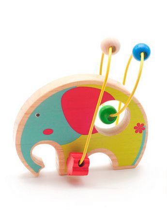 Сортеры Игрушки из дерева Развивающая игрушка серпантинка лабиринт Слон