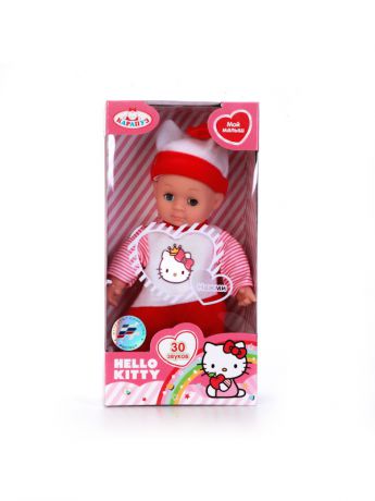 Куклы Карапуз Пупс Карапуз "Hello Kitty" 18см, мягкое тело, закрываются глазки, озвученный.