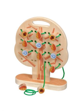 Головоломки Игрушки из дерева Развивающая игрушка дерево-шнуровка