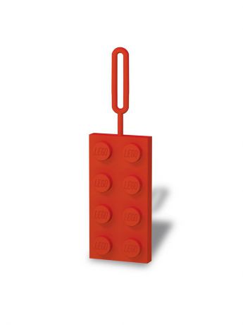Брелоки Lego. Бирка для багажа LEGO (цвет: красный)