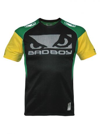 Футболка Bad boy Футболка Bad Boy Performance Walk In Tee Black/Green/Yellow