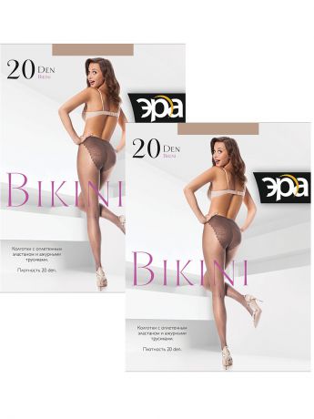 Колготки ЭРА. Колготки Bikini 20, 2 пары