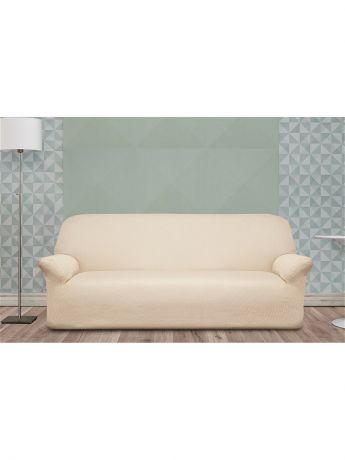 Чехлы для мебели Еврочехол Еврочехол на 3-ех местный диван "Рустика" Белый