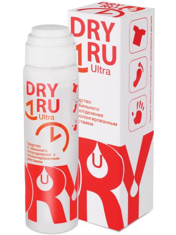 Дезодоранты DRY RU Средство от обильного потоотделения с пролонгированным действием DRY RU Ultra, дабоматик